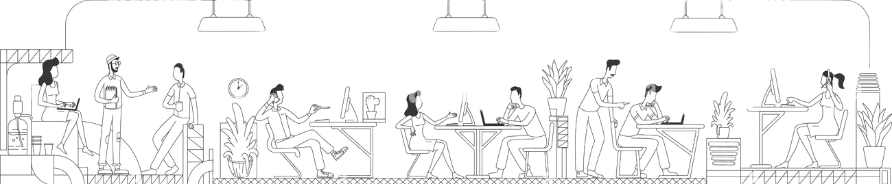 Employees Working Office